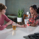Carrie Coon and Regina King (Photo: Van Redin/HBO)